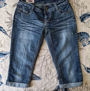 1st💋 denim capris
